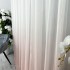 Perdea in Degrade din Fibra tip Bambus, Alb cu Roz, 140cm latime x 260cm inaltime, cu rejansa pt bara [10]