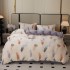 Lenjerie pat dublu, Super Pufoasa COCOLINO, 4 piese, Crem, pene [15]