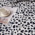 Lenjerie pat dublu, Super Pufoasa COCOLINO, 4 piese, Alb-Negru, animal print [7]