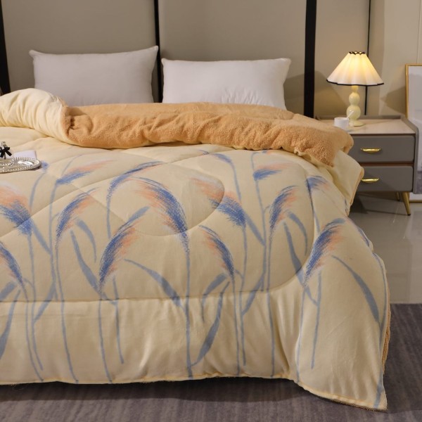  Pilota Cocolino cu blanita 200x230cm, Crem, pampas [1]