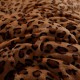  Pilota Cocolino cu Blăniță Bej Ultra Pufoasă, Matlasată, 200x230 cm – Căldură Instantă și Confort de Lux pentru Nopți Reci, Maroniu, animal print