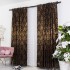  Set de 2 Draperii din Jacquard Satinat, Negru - Auriu, 200cm latime x 232cm inaltime, cu rejansa pt bara [9]