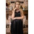 Rochie din Satin si Tulle Negru Bella [2]