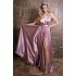 Rochie lunga Versatila din Satin, cu diverse moduri de purtare, Roz [11]