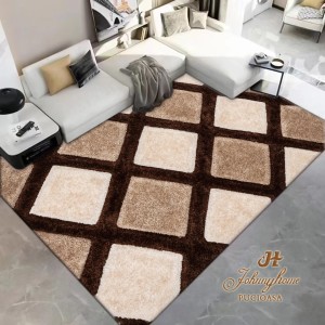 Covor 150x230cm pentru Dormitor si Living, Bej - Maro