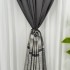 Set 2 Draperii Lines, Satinata, Texturata, Antracit cu Argintiu, 140cm latime x 260cm inaltime, cu tiv lat pt bara [8]