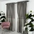 Set 2 Draperii Elite, tip panou 300cm latime x 232cm inaltime , Rejansa pt. bara , Gri [2]