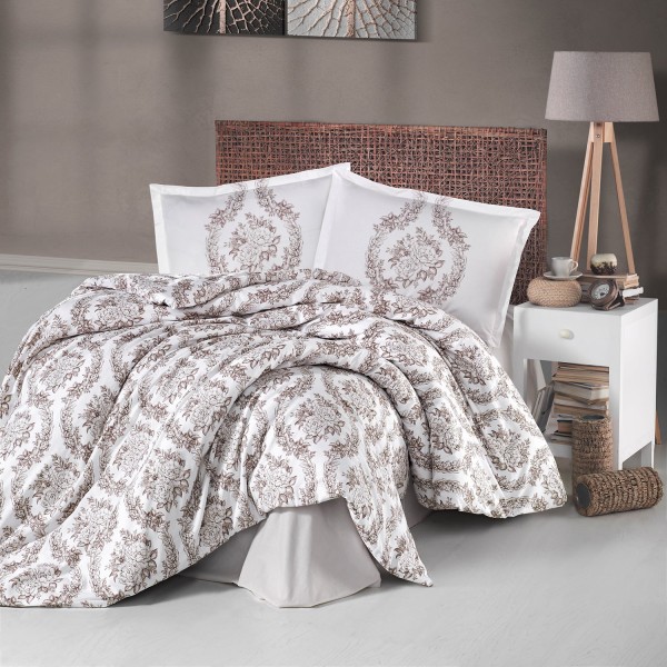 Lenjerie de pat ranforce Clasy king size (FLORESTA V1) [1]