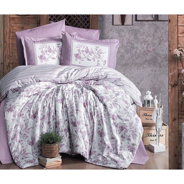 Lenjerie de pat ranforce Clasy king size (MONTERA V1) [1]