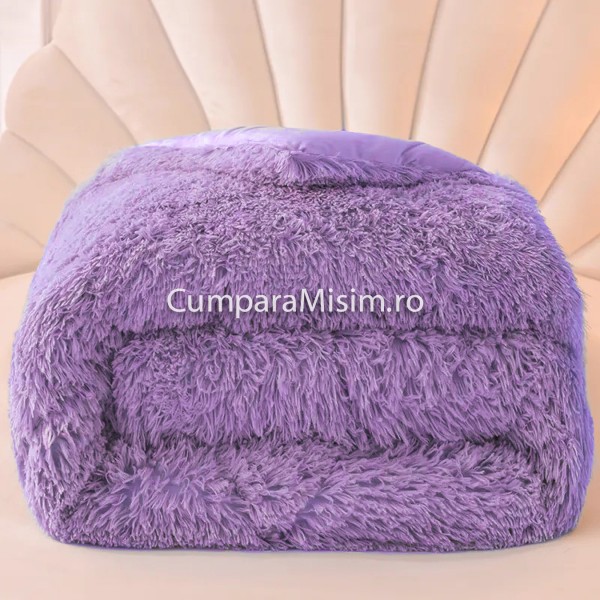  Pilota CoCoLiNo Fluffy, matlasata, 240x260cm, lila very perry [1]