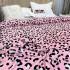 Patura CoCoLiNo, 195x210cm, Roz, animal print [4]
