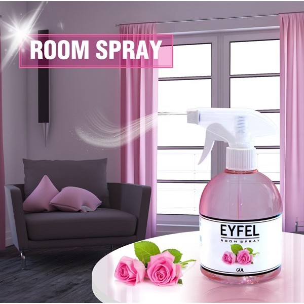 Spray Odorizant de Camera Eyfel Trandafir, 500ml [1]