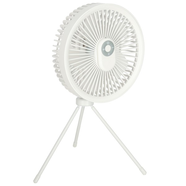 Mini ventilator de birou standing alb cu telecomandă [1]