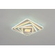 Lustra LED RFAN, Model 1573, 3 Tipuri De Lumina, 60W, Alb