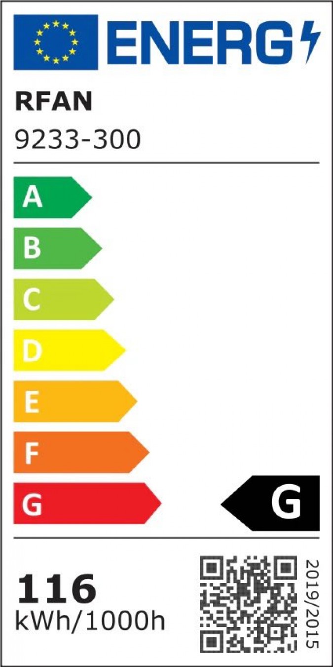 Aplica LED RFAN, Model 9233-300, 3 Tipuri De Lumina, 116W, Alb