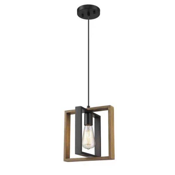 Pendul RFAN, Model C616/1, 1 X E27, Negru/Maro [1]