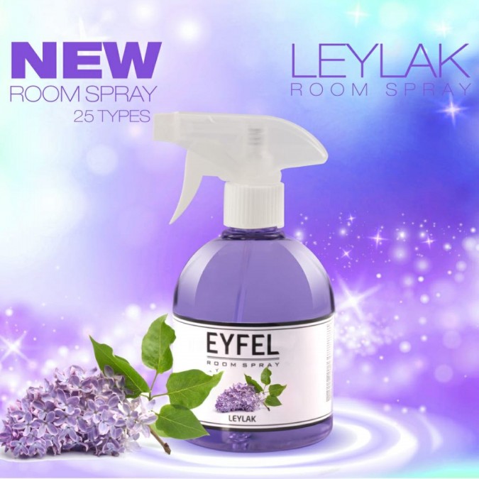 Spray Odorizant de Camera Eyfel Liliac, 500ml