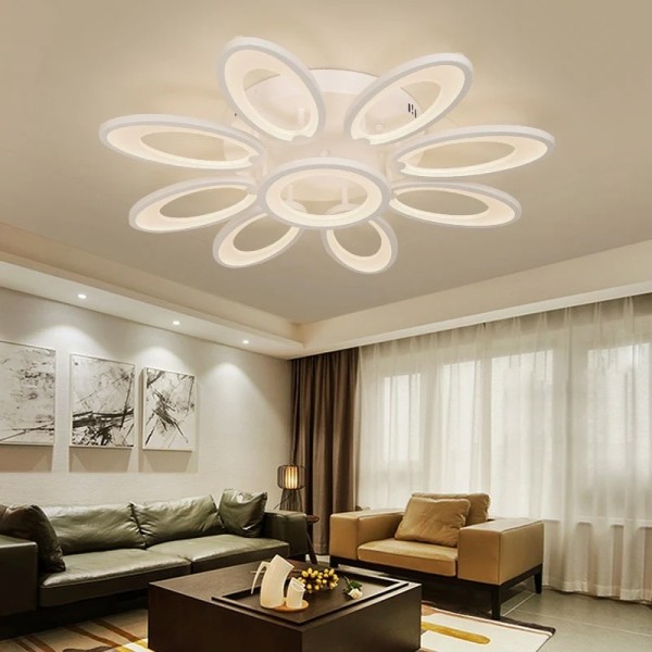 Aplica LED RFAN, Model B106-80, 3 Tipuri De Lumina, 98W, Negru [1]