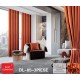 Draperie din Tercot Luxury, cu inele încastrate, East Confort,150x245cm, cu Șnur Magnetic și Față de Pernă Decorativă – Calitate Premium pentru Confortul Tău, Portocaliu