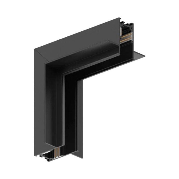 Colt Sina Magnetica Incastrata pentru Tavan/Perete, 90 Grade, Negru [1]