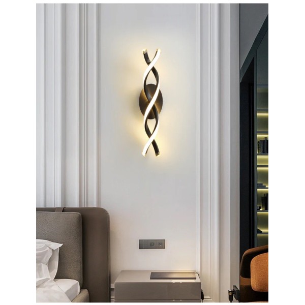 Aplica LED RFAN, Model B116, 3 Tipuri De Lumina, 36W, Negru [1]