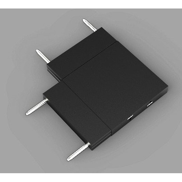 Conector Colt Sina Magnetica Aplicata Slim, Negru [1]