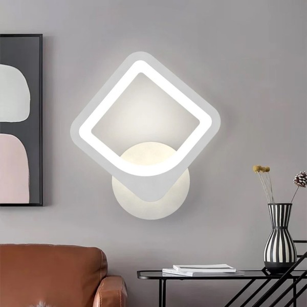 Aplica LED RFAN, Model B052-1, 3 Tipuri De Lumina, 24W, Alb [1]