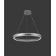 Lustra LED Tip Pendul RFAN, Model C23009/1, Cu Telecomanda, 3 Tipuri De Lumina, Inaltime Reglabila, 160W, Gri