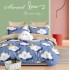 Lenjerie pat dublu, Finet, 6 piese, Albastru, stelute, norisori [7]