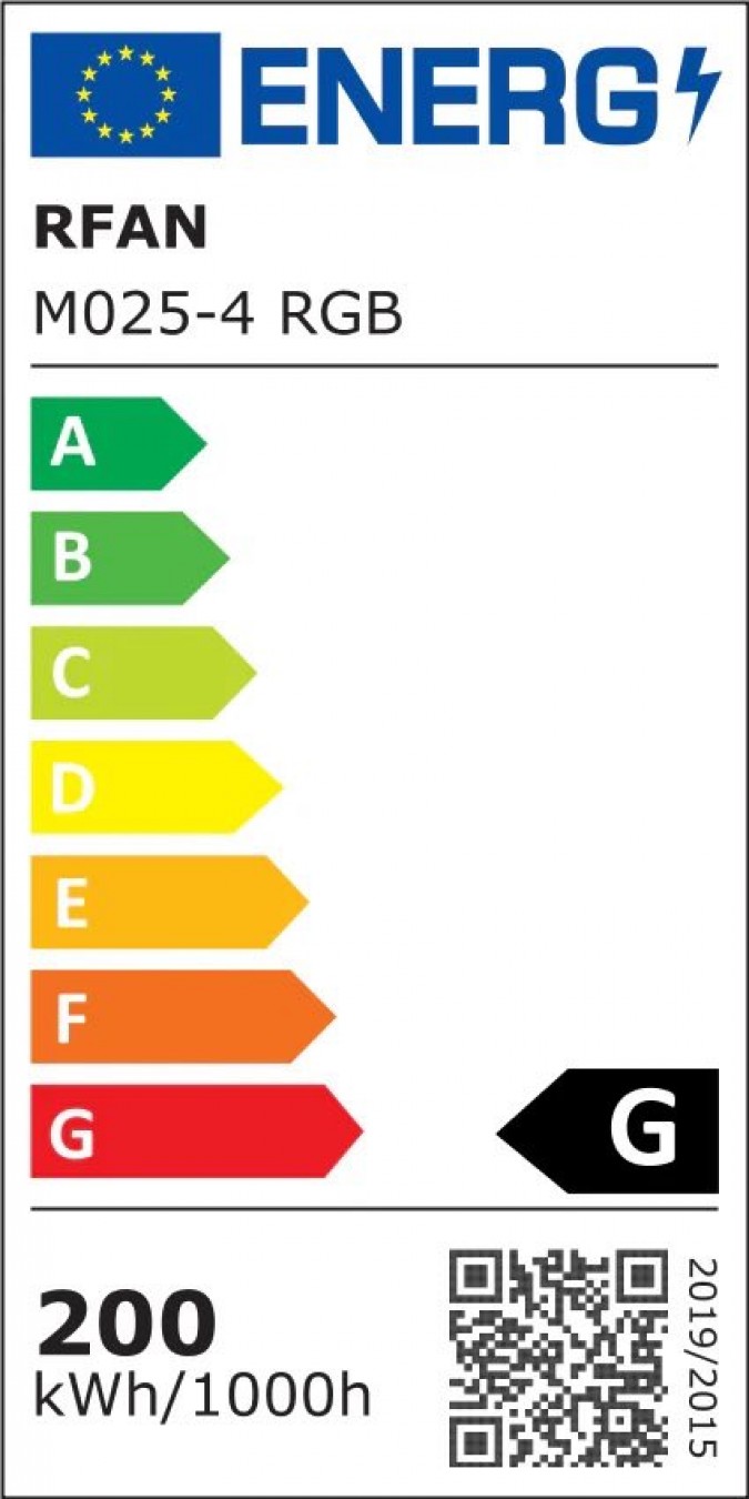 Lustra LED RFAN, Model M025-4, Cu Telecomanda, 3 Tipuri De Lumina Plus Lumina RGB, Intensitate Reglabila, 200W, Gri