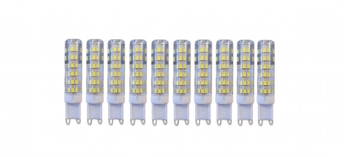 Set 10 X Becuri LED RFAN, G9, 3 Tipuri De Lumina, 3000-4000-6000K, 12W