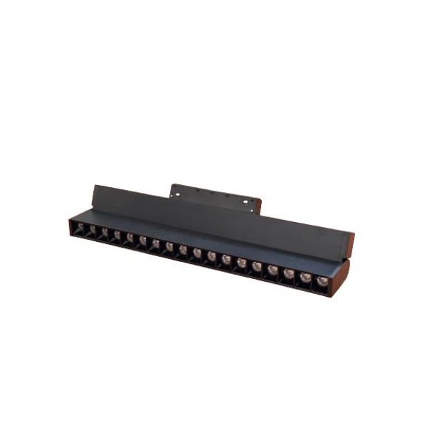 Grila LED Pliabila Sina Magnetica Incastrata, Lumina Neutra, 18W, Negru [1]