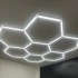 HoneyComb LED RFAN, 7 X Hexagon, Lumina Rece, 6500K, 240W [8]