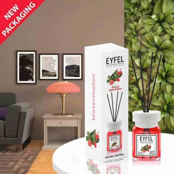 Eyfel odorizant de camera cu bete 120ml  Watermelon (Pepene verde)