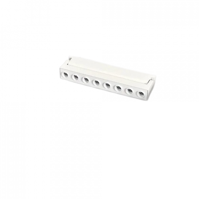 Grila LED Reglabila, Model MH110, Sina Magnetica Aplicata, Lumina Neutra, 15W, Alb