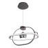 Lustra LED Tip Pendul RFAN, Model 1273/1, 3 Tipuri De Lumina, Inaltime Reglabila, 166W, Gri [2]