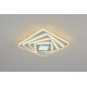 Lustra LED RFAN, Model 1573, 3 Tipuri De Lumina, 60W, Alb