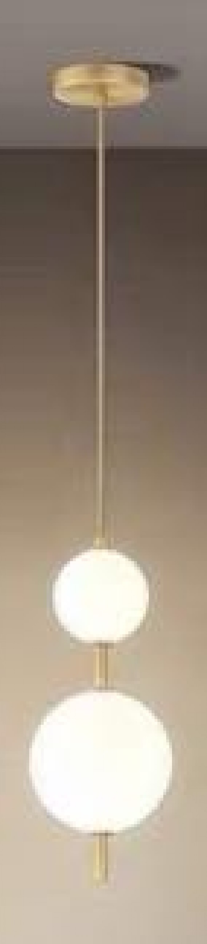 Pendul LED RFAN, Model ZM653, 3 Tipuri De Lumina, Inaltime Reglabila, 60W, Auriu 