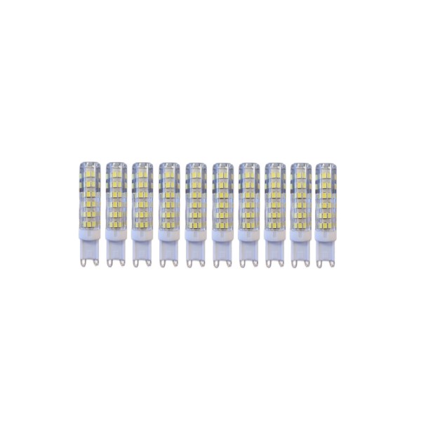 Set 10 X Becuri LED RFAN, G9, Lumina Rece, 6000K, 9W [1]