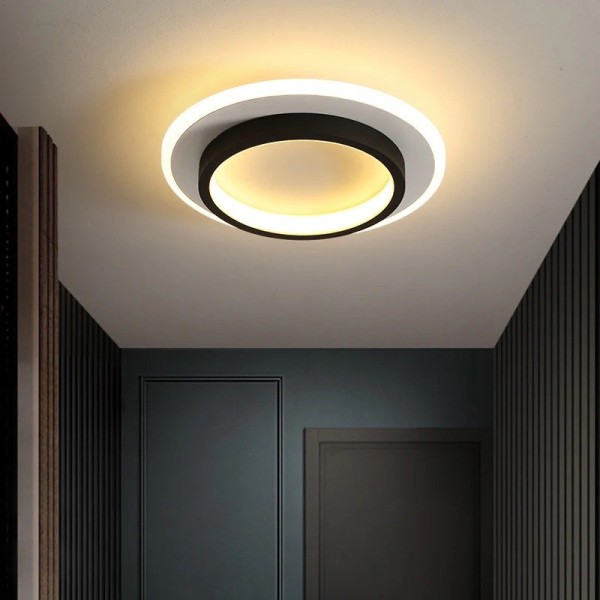 Lustra LED RFAN, Model B82, 3 Tipuri De Lumina, 44W, Alb [1]