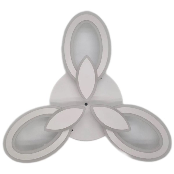 Lustra LED RFAN, Model M303-3, Cu Telecomanda, 3 Tipuri De Lumina, Intensitate Reglabila, 120W, Alb [1]