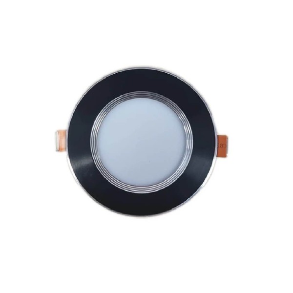 Spot LED RFAN, Rotund, Lumina Rece, 6000K, 5W, Negru [1]