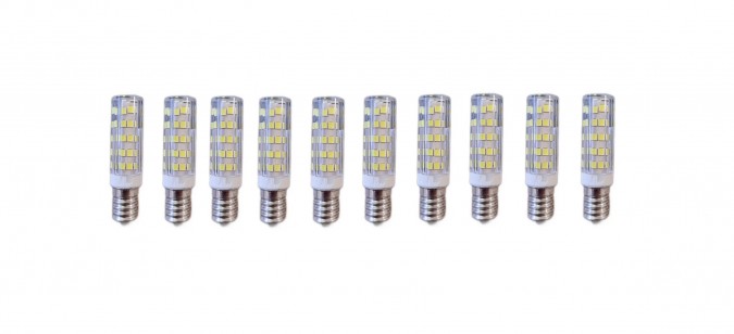 Set 10 X Becuri LED RFAN E14 Lumina Rece 6000K 7W