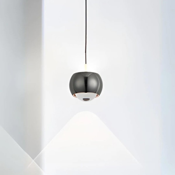 Pendul LED RFAN, Model D20900, Lumina Neutra, Inaltime Reglabila, 7W, Negru Lucios [1]