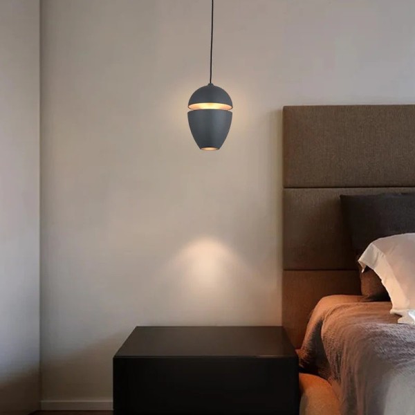 Pendul LED RFAN, Model D20899, Lumina Neutra, Inaltime Reglabila, 7W, Gri [1]