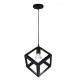 Lustra Pendul RFAN, Model 2182(1), E27, Inaltime Reglabila, Metalica, 102 Cm, Negru