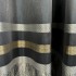 Set 2 Draperii Lines, Satinata, Texturata, Negru, 140cm latime x 260cm inaltime, cu tiv lat pt bara [3]