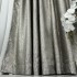 Set 2 Draperii Simplicity, Satinata, Texturata, Grej cu Gri, 140cm latime x 260cm inaltime, cu tiv lat pt bara [4]