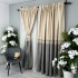 Set 2 Draperii Simplicity, Satinata, Texturata, Crem cu Gri, 140cm latime x 260cm inaltime, cu tiv lat pt bara [2]