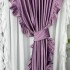 Draperie din catifea, cu volanase, Lila, 200cm latime x 2.4m inaltime, cu rejansa pentru sina [6]